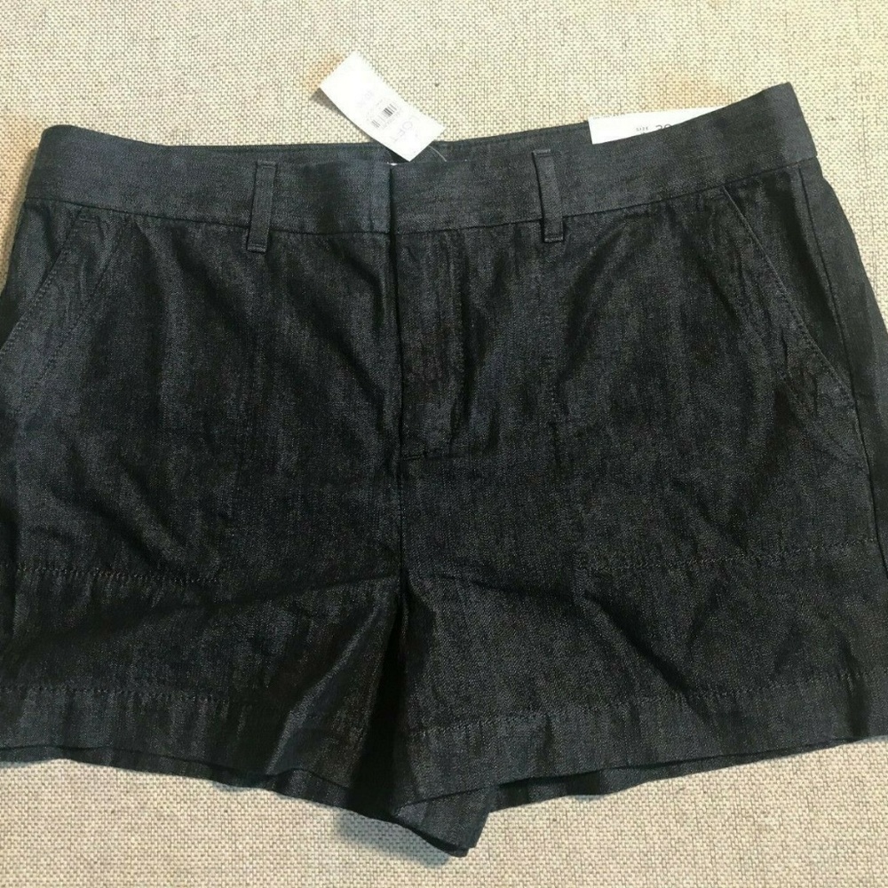 LOFT Made and Loved Chambray Shorts Sz 30/10 NWT
